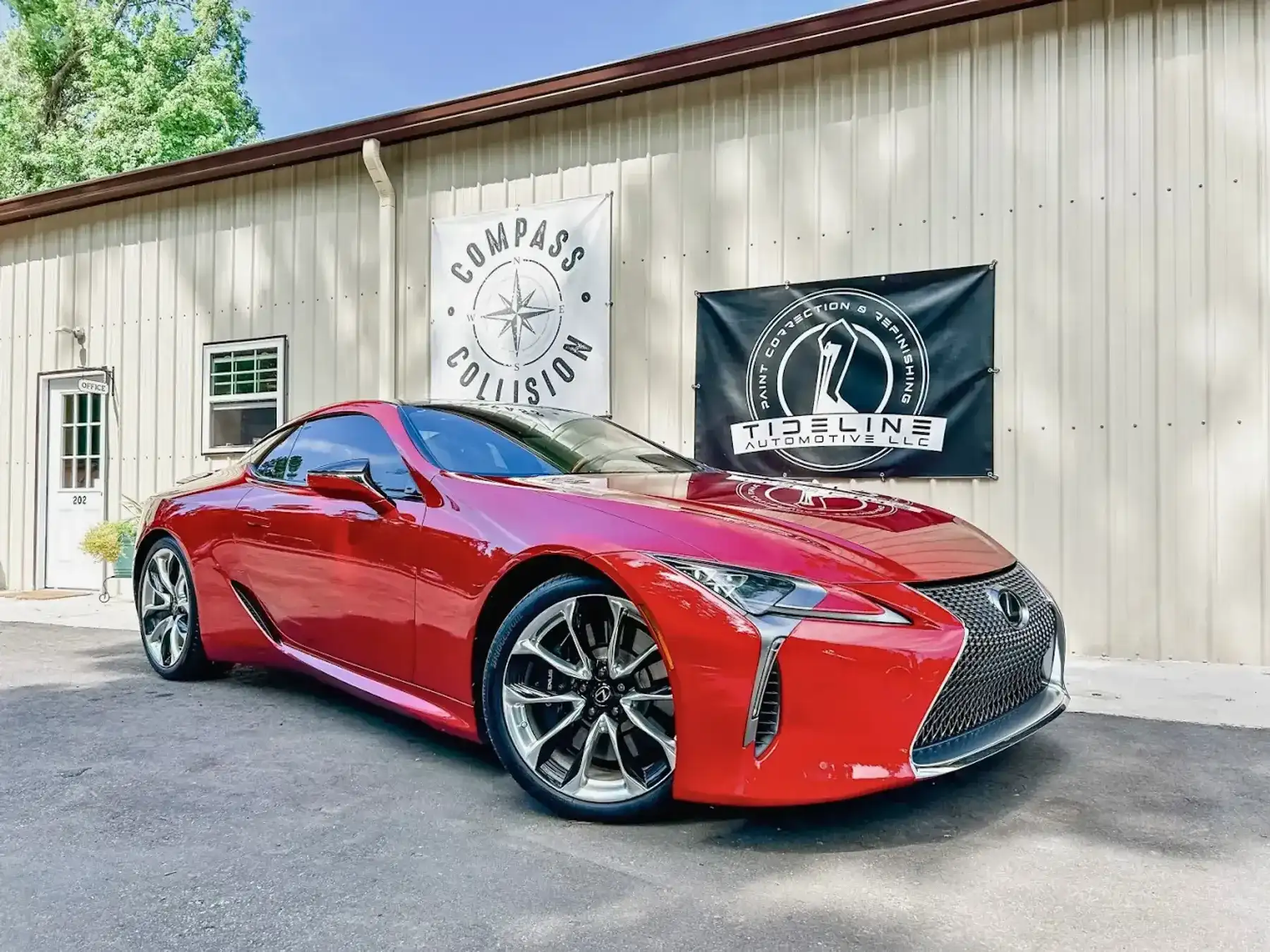 Lexus LC after collision repair Charleston SC